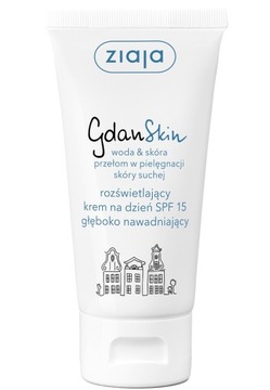 Ziaja GdanSkin SPF 15 50 ml rozświetlający krem do twarzy