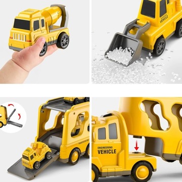 Карта строительной техники Big Transport Truck 6 для детей