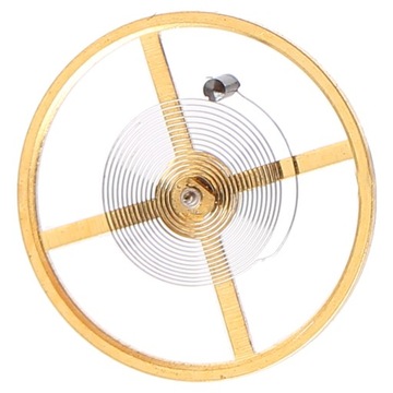 КОЛЕСО БАЛАНСА ЧАСОВ С ВОЛОСОВОЙ ПРУЖИНОЙ