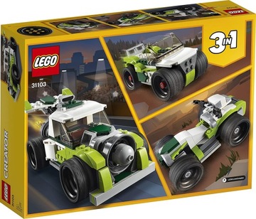 LEGO CREATOR 31103 Ракетная машина 3 в 1 Quad HiT