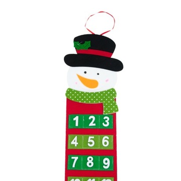 ПОДВЕСНОЙ РОЖДЕСТВЕНСКИЙ АДВЕНТ-КАЛЕНДАРЬ из Войлока