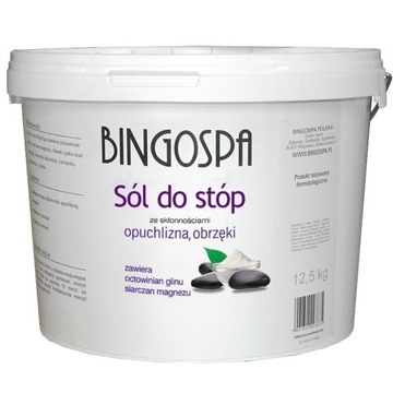 BINGOSPA Sól do stóp ze skłonnościami do opuchlizny 12,5 kg