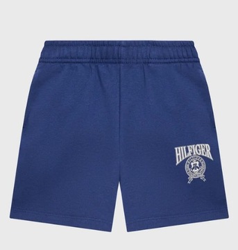 Tommy Hilfiger Szorty sportowe dresowe Varsity Niebieski r. 14 / 164