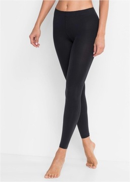 A65100 A18 LEGGINSY CZARNE DŁUGIE 36