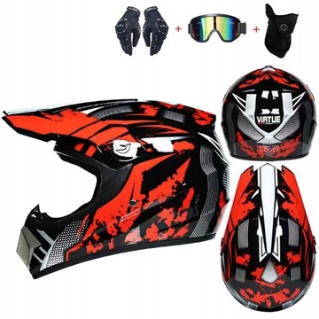 KASK MOTOCYKLOWY OFF-ROAD ENDURO MOTOCROSS