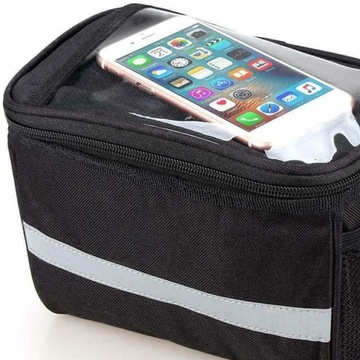 СУМКА ДЛЯ ВЕЛОСИПЕДА НА РУЛЬ, БОЛЬШАЯ ВЕЛОСИПЕДНАЯ СУМКА