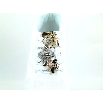 MUCHA2 серебряная туфелька УКРАШЕНИЕ ДЛЯ СУМКИ ОБУВИ БРОШЬ на булавке БУ