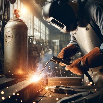 ПОЛНЫЙ СВАРОЧНЫЙ ЦИЛИНДР 8 Л ДЛЯ MIG TIG MIX/CO2 ЛЕГАЛИЗАЦИЯ 10 ЛЕТ