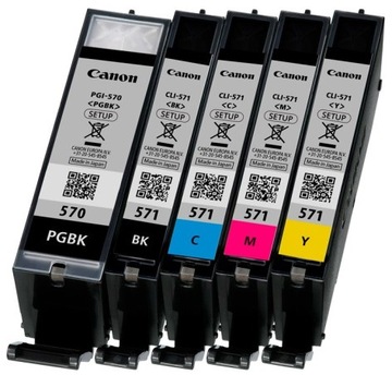 TUSZE ORYGINAŁ CANON PGI-570 CLI-571-CMYK TS5050
