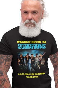 SCORPIONS WARSAW ROCKS Koszulka T-Shirt KONCERT WARSZAWA PGE NARODOWY M