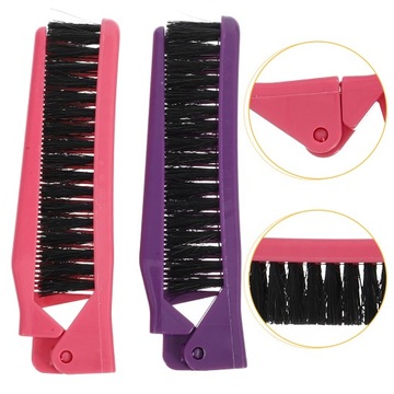 GRUBBER BRUSH КАРМАННАЯ РАСЧЕСКА ДЛЯ ВОЛОС С ШИРОКИМИ ЗУБАМИ, ФРАНЦУЗСКИЙ
