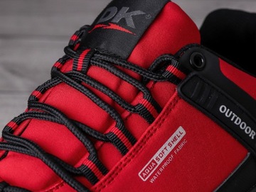 Buty męskie DK Predator Low 1096 RED SOFTSHELL