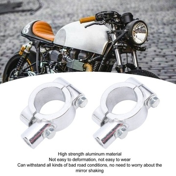 2шт 25 мм кронштейн для крепления зеркала на руль мотоцикла AR зажим