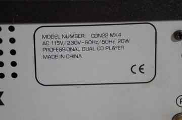 CD-ПЛЕЕР NUMARK CDN22 MK4