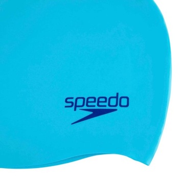 Детская шапочка для плавания из силикона Speedo Plain Molded