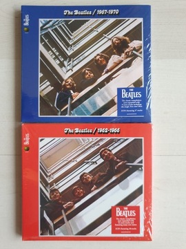 The BEATLES - The Beatles Blue Album + Red Album (4cd digipak 2023) folia