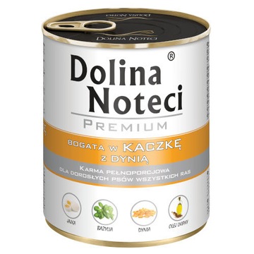 Dolina Noteci PREMIUM bogata w kaczkę z dynią 800g