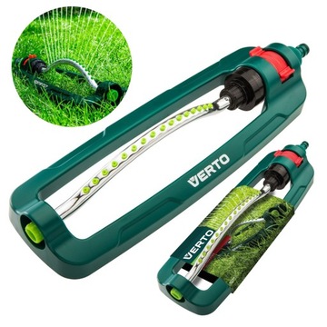 РЕГУЛИРУЕМЫЙ КОЛЕБАТЕЛЬНЫЙ САДОВЫЙ ДОЖДЕВАТЕЛЬ 418м2 13х18м БОЛЬШОЙ