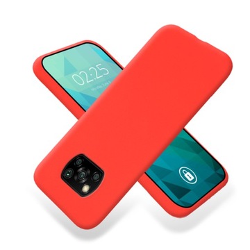 ETUI SMOOTH DO XIAOMI POCO X3 NFC CASE CZERWONY