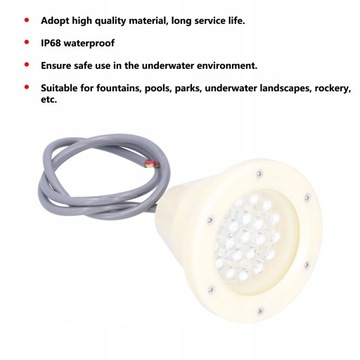5W 21LED подводная проекционная лампа для фонтана