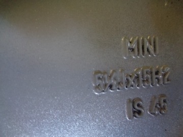 4× DISK HLINÍK MINI 6768498 5.5" X 15" 4X100 ET 45