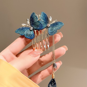 ШАПОЧКА HANFU АКСЕССУАРЫ В КИТАЙСКОМ СТИЛЕ бахрома