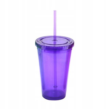 Plastikowe Kubki ze Słomkami Plastikowe Szczelne