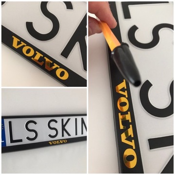 Рамка номерного знака VOLVO / 2 шт.