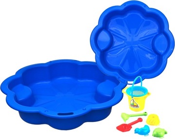 СТОКРОТКА 2в1 песочница для бассейна, закрытая, 2 части