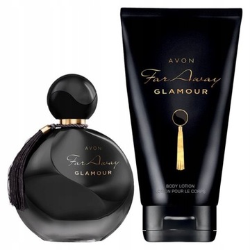 НАБОР AVON FAR AWAY GLAMOUR ВОДА + ЛОСЬОН