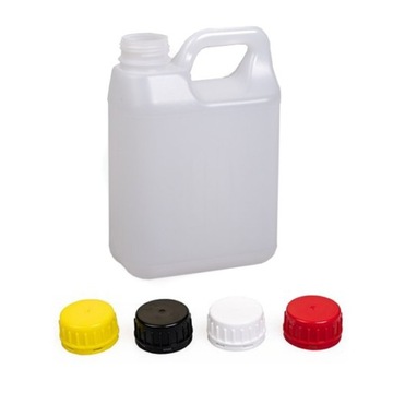 Kanister HDPE nakrętka z plombą na chemię 1000 ml