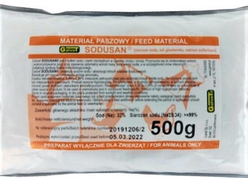 SODUSAN siarczan SODU sól glauberska 500g zaparcia