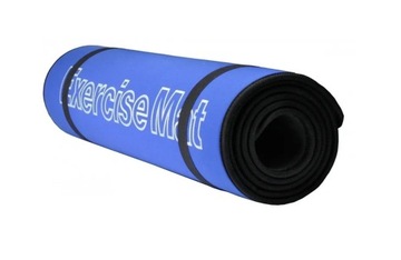 Mata do ćwiczeń Allright 180 cm x 60 cm niebieski