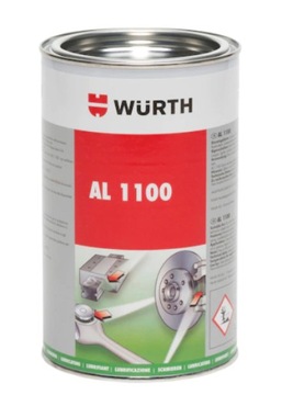 WURTH Pasta aluminiowa AL1100 smar przeciwzatarciu 1kg