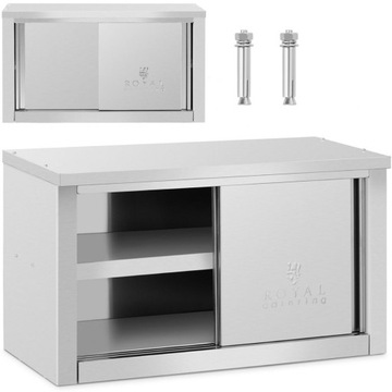 Szafa ścienna gastronomiczna STAL 90 x 40 x 50 cm