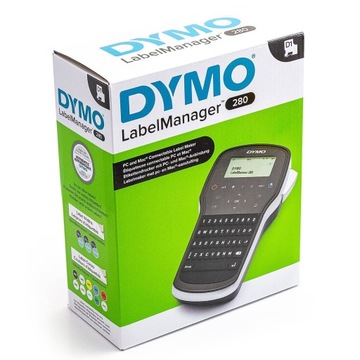 Принтер этикеток Dymo LabelManager 280 с QWERTY-клавиатурой + ЛЕНТА D1 + АККУМУЛЯТОР