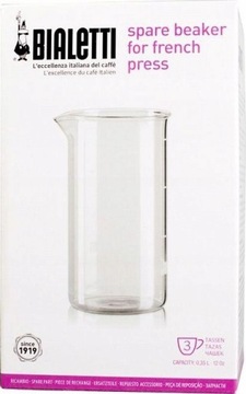 Szkło zapasowe do French Press Bialetti 350ml