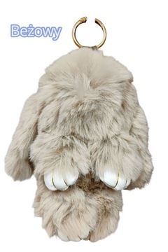 Ключ кролика кольцо мягкое мех 18 см. Стильный добавление -on E1524 Emaj