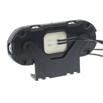 SVĚTLO KONTURA ČERVENÁ DIODOVÁ Z ÚCHYTEM I ODRAZKA OVÁLNÁ 12/24V W198