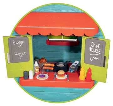 Smoby Large Garden House Kitchen Ресторан, Бар