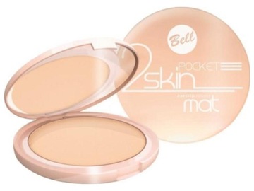 Puder prasowany W kamieniu Bell 2SKIN MAT PRESSED POWDER NR044 SUN BEIGE 9g