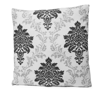 POSZEWKA bawełna, jasiek 30x30 Bawełna 100% ORNAMENTY SZARO - GRAFITOWE