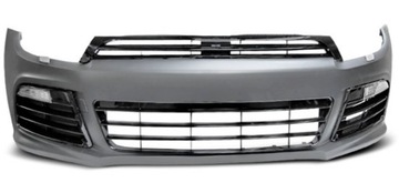 NÁRAZNÍK PŘEDNÍ KPL MŘÍŽKY LED R20 R LOOK LINE TUNING VW SCIROCCO 1K8 2008-14