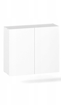 SZAFKA KUCHENNA WISZĄCA 2D GÓRNA 60cm BIAŁY MAT Z CICHYM DOMYKIEM