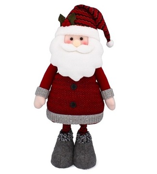 DEKORACJA MIKOŁAJ REGULOWANY TELESKOPOWY 80 65 cm