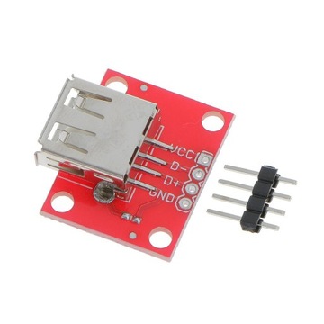 7x гнездовых модулей USB-портов для макетной платы