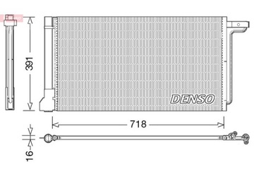 CHLADIČ KLIMATIZACE DENSO DCN10028
