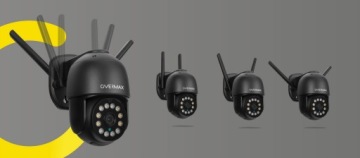 НАРУЖНАЯ ВРАЩАЮЩАЯСЯ КАМЕРА 25s LAN 12 светодиодов IP66 WIFI FULL HD 4x ZOOM