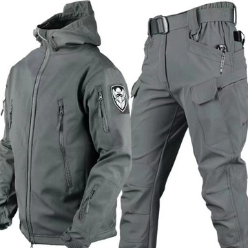 Komplet odzieży męskiej 1 TaoguoShop-MT-SKU148086 bez wzoru rozmiar 4XL