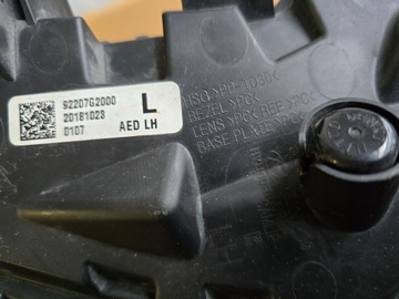 HYUNDAI IONIQ HALOGEN LED DRL LEVÝ 92207G2000